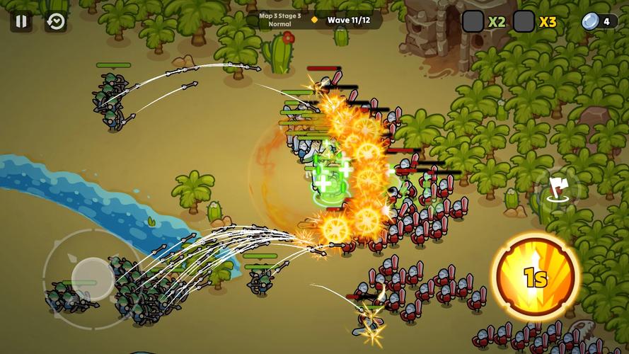 塔防小游戏截图