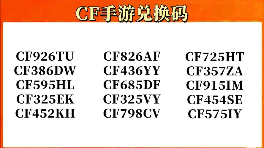 穿越火线兑换码2026