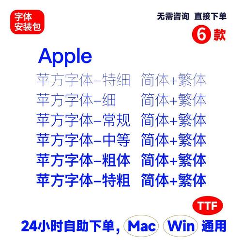 苹方字体下载2026