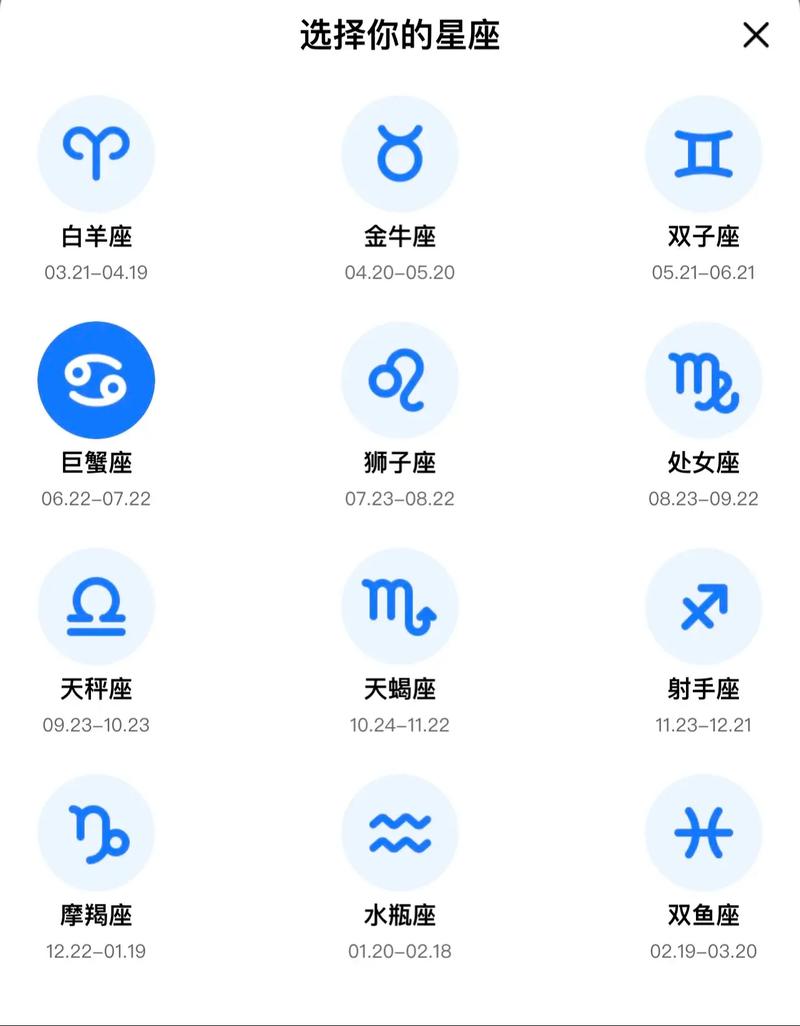 星座运势截图