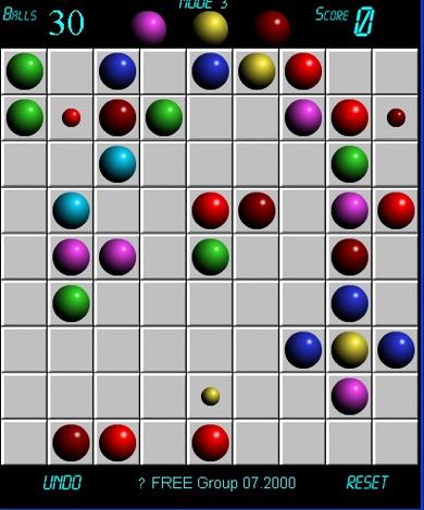 五子彩球连连看