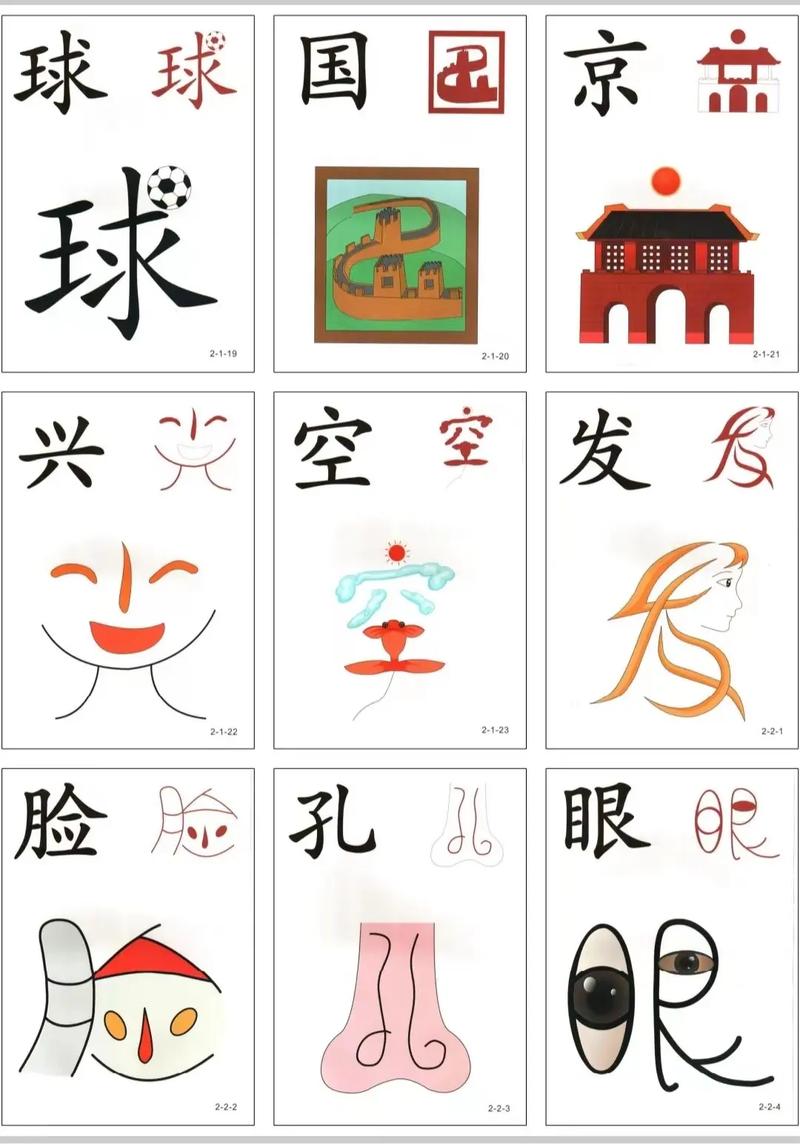 直映认字