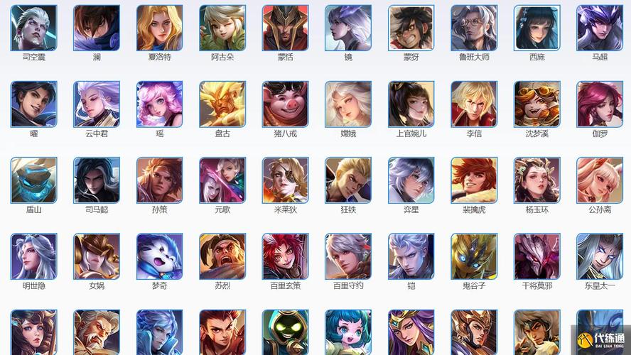 王者荣耀全英雄2026