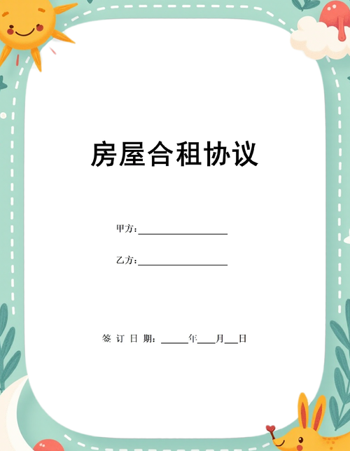 租房合同模板下载2026