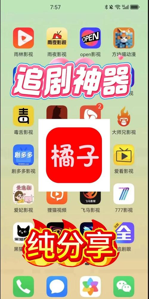 橘子免费追剧app截图