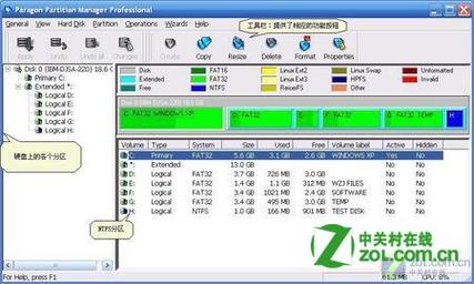 硬盘分区魔术师下载
截图