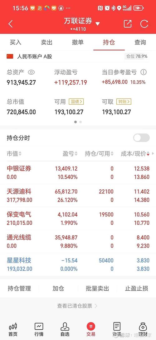 英大证券网上交易截图