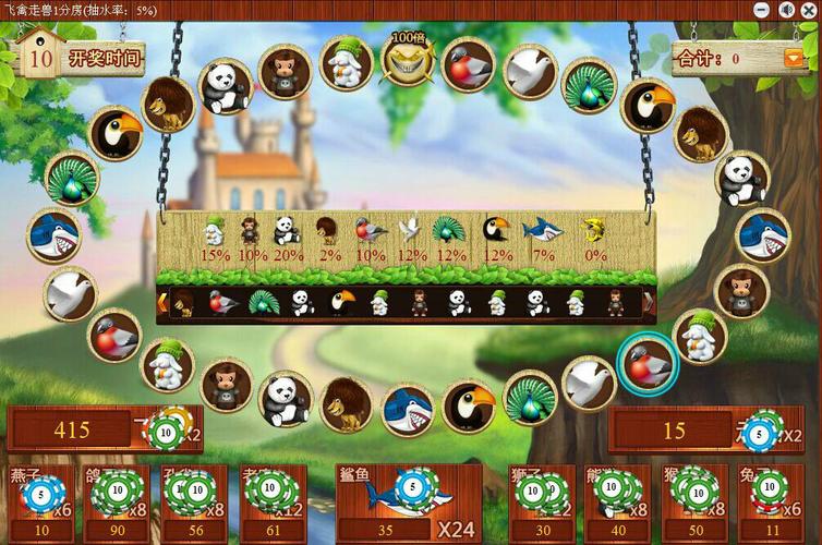 游戏厅飞禽走兽