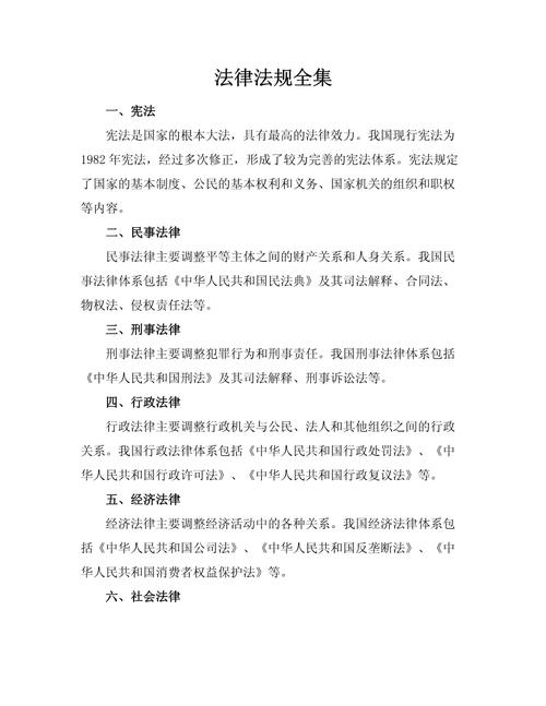 法律法规大全下载