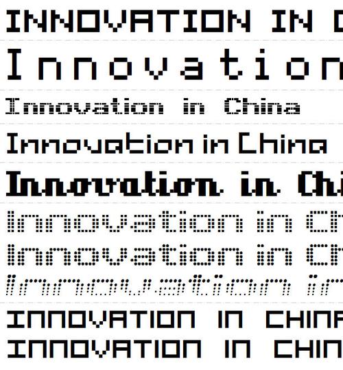 英文字体库打包下载