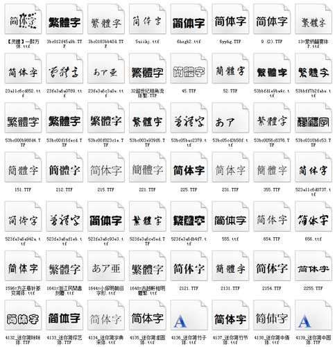 汉字字体下载截图