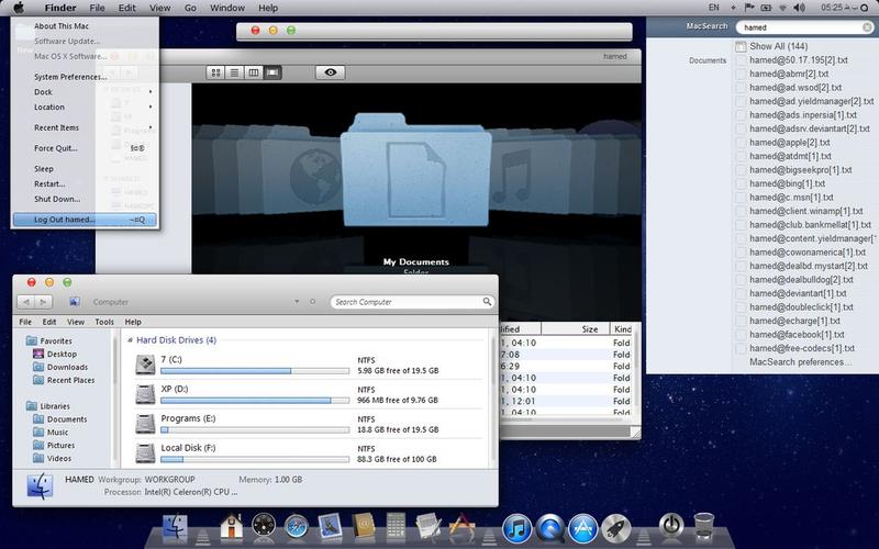 xp仿苹果主题包