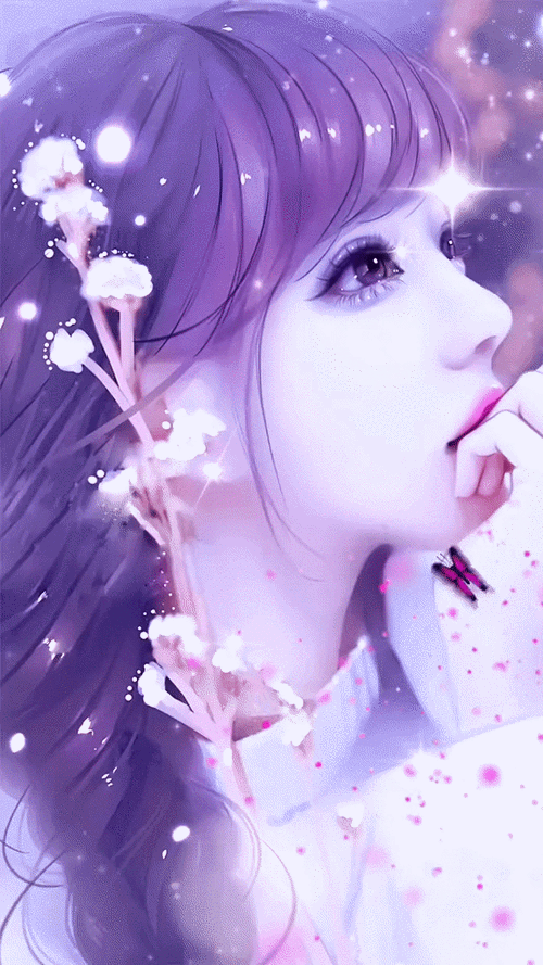 美女动态手机壁纸截图