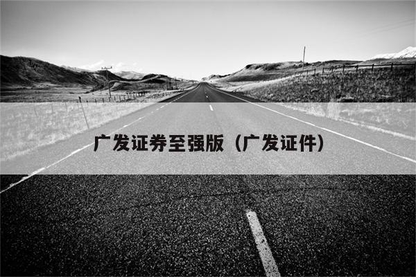 广发证卷至强版
截图