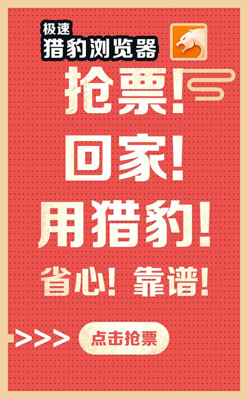 猎豹浏览器抢票2026最新

