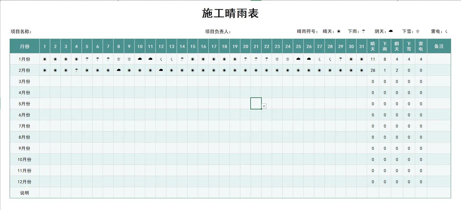 施工晴雨表下载2026最新版
