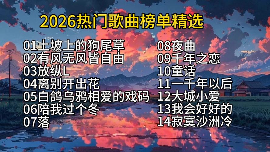 点歌2026最新版
