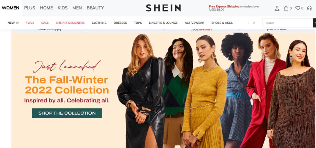 shein中文官网2026
