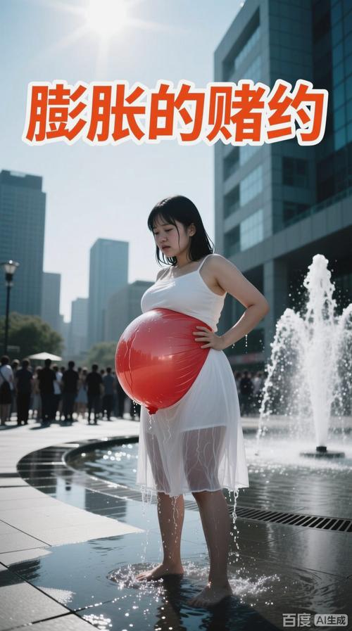 喝水撑大肚子视频2026