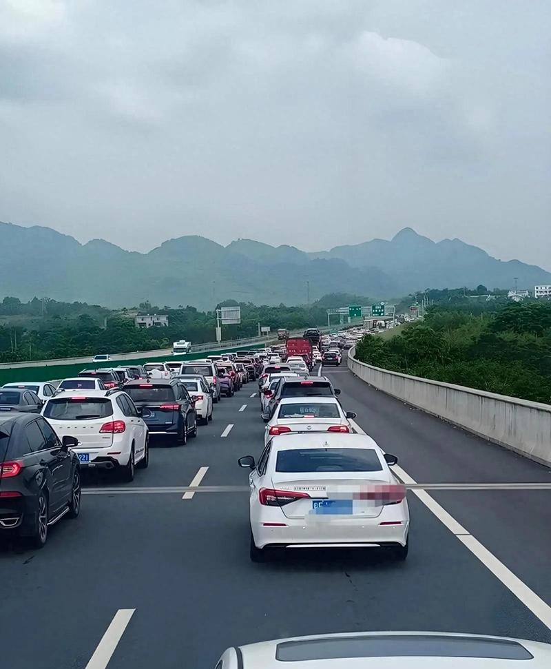 高速堵车视频2026