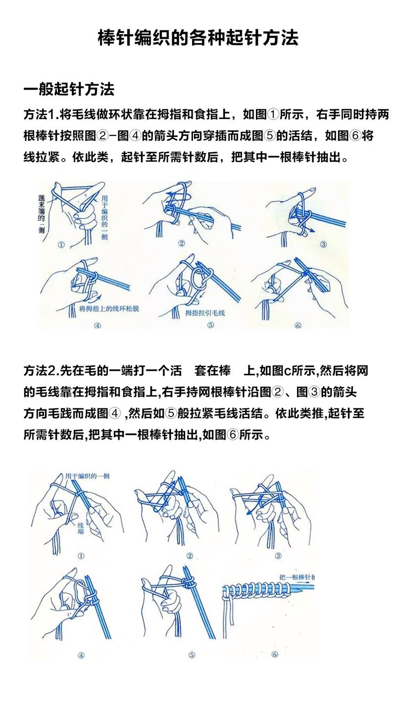 织毛衣起针方法视频2026