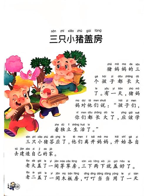 三只小猪盖房子的故事视频2026