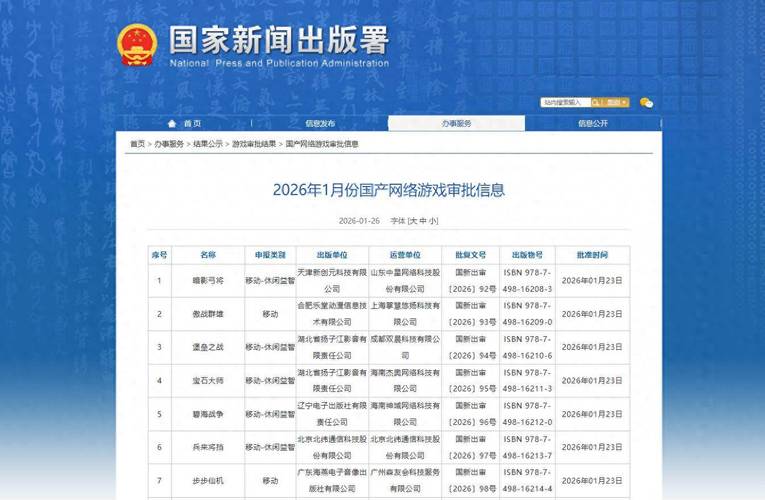 一号游戏2026